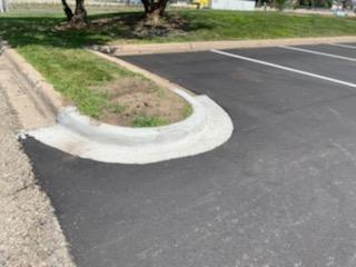 concrete curb