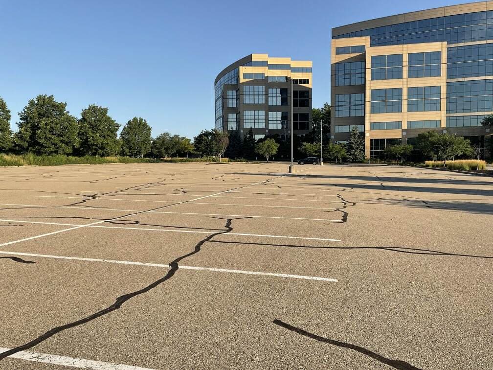 crack sealing Crescent Ridge II