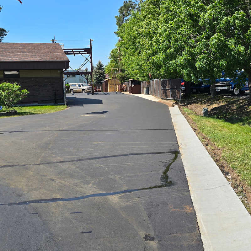 surmountable concrete  curbs