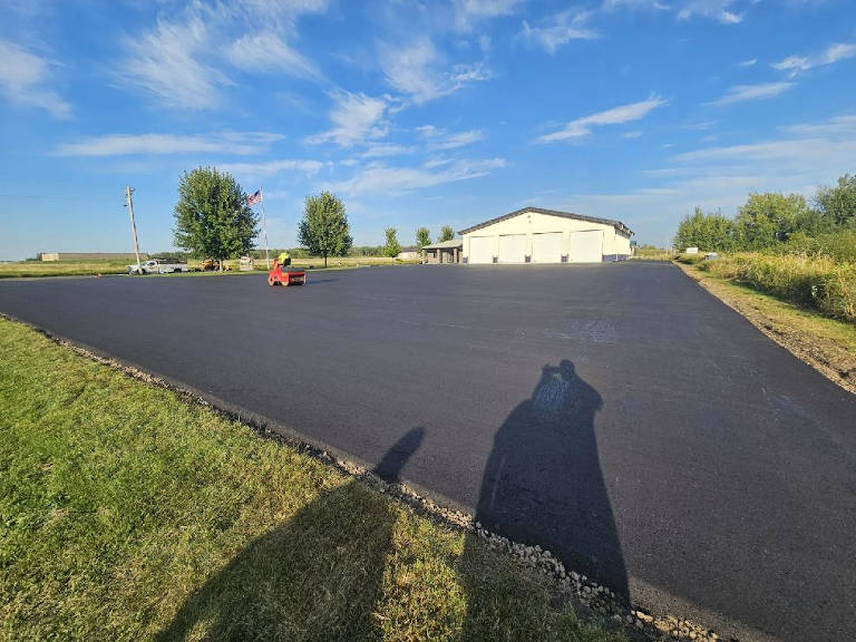 CMDI parking lot final install