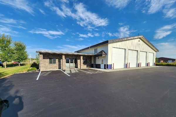 stripes painted on CMDI lot