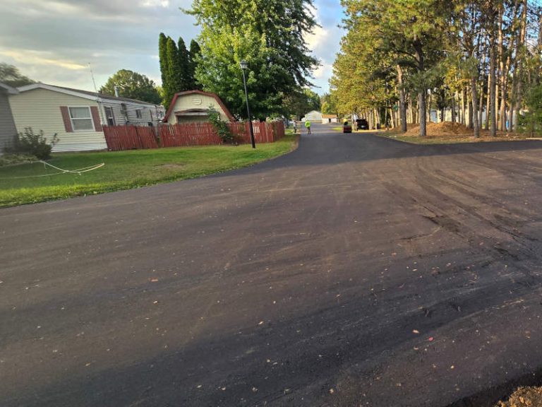 Isanti Estates final road paving