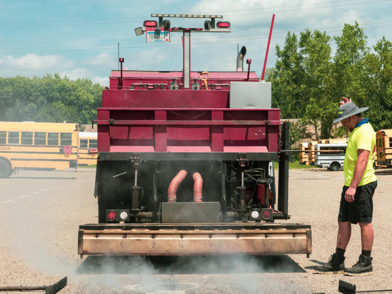 Infrared heating up repair spot