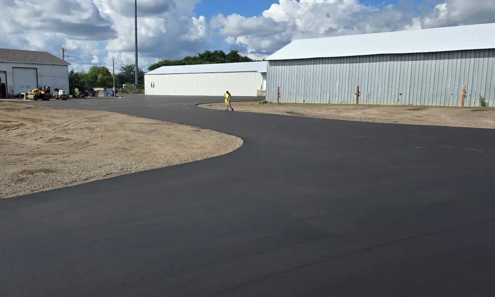 Marv's True Value parking lot rebuilt